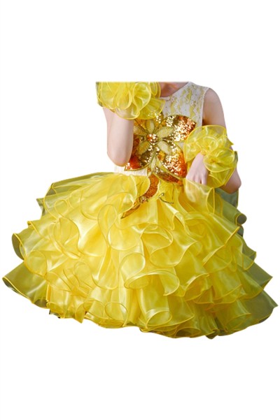 A large number of custom sleeveless dress cheerleaders fashion design tutu skirt performance clothing cheerleading clothing factory SKCU025 front view